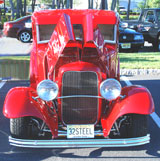Photo:  Red hot rod car