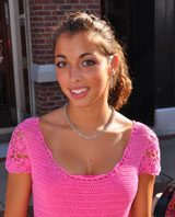 photo:  pretty girl on street