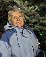 photo:  Paddy at Christmas tree by Dublin House