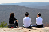 photo:  Visitors at Bear Mountain