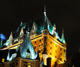 photo:  Fairmont Hotel night shot