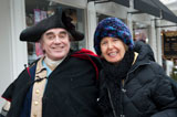 photo:  Paddy and George Washington