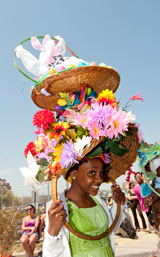 photo:  Girl with Easter hat