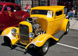 photo:  yellow hot rod