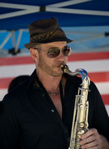 photo:  Tenor sax player
